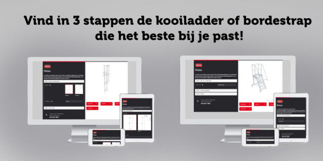 Kooiladder en bordestrap